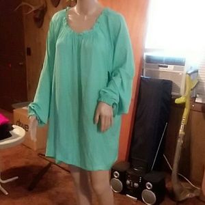 eureka blouse 1x mint colored